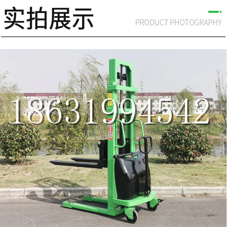 噶尔县电动叉车堆高车液压铲车电瓶1吨2吨站驾步行式小型全自动叉车